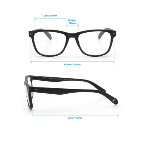 FINER QUALITY RUDE Brown READY READERS for Men Women SUSTAINABLE EYE +1.0 - +3.0 - Picture 5 of 7