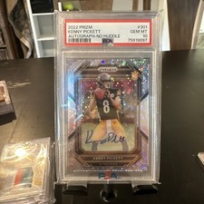 2022 Prizm Kenny Pickett Silver No Huddle Disco Holo Auto Sp Rookie Rc Psa 10