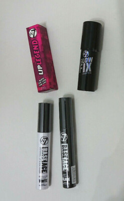 W7 BASE ACE Eye Lips Primer SCHWARZ oder WEISS Lip Legend matt Top GLOW FIX STROBE