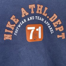 Vintage Nike Pullover Sweatshirt Blue Mens Size Large E300