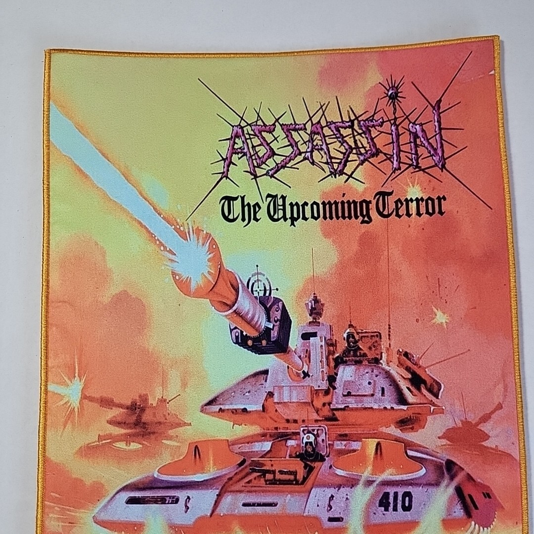 ASSASSIN The Upcoming Terror BACK PATCH BIG Printed Band