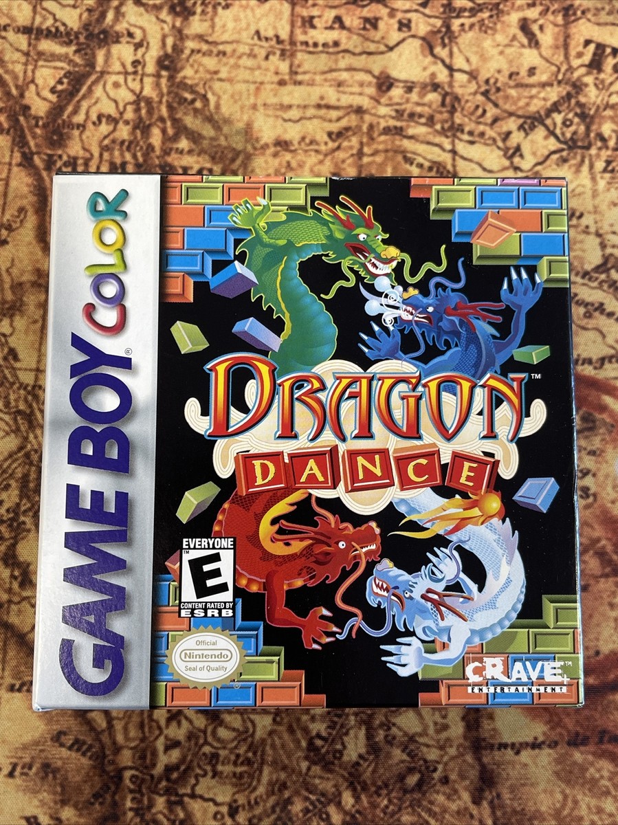DRAGON DANCE (Game Boy Color 2000) GBA CIB NO SEAL UNOPENED