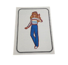 VINTAGE 1983 MATTEL FIGURINE PANINI BARBIE ALBUM STICKER NOS NEW OLD STOCK  204