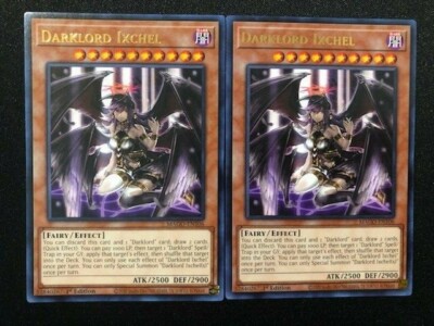 YUGIOH DARKLORD DECK- IXCHEL- NASTEN- MORNINGSTAR- ZERATO- ARCHLORD NEAR  MINT | eBay