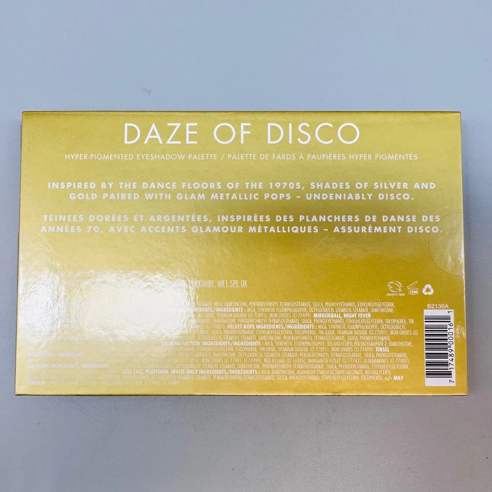 Milani DAZE OF DISCO Hyper Pigmented Eyeshadow Palette Glam Metallic - Image 3 of 3