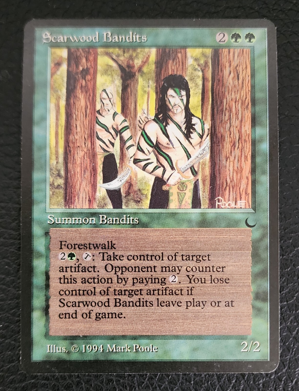 Magic the Gathering (MTG) - Scarwood Bandits - The Dark (Green) (Forest) LP/NM