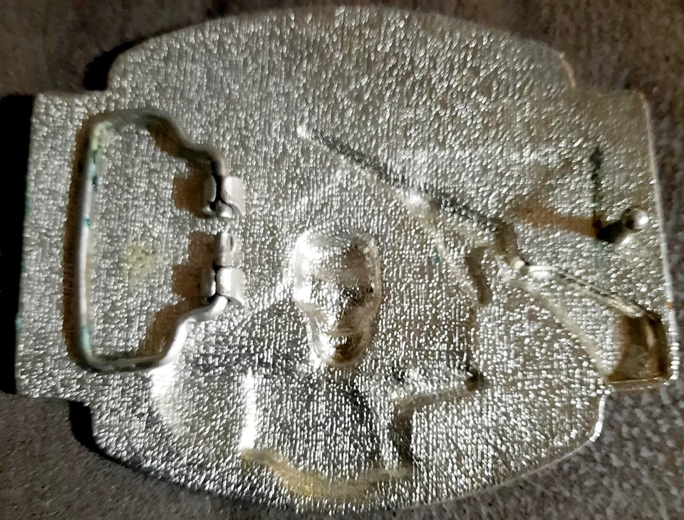 THE RIGHT TO BEAR ARMS "GIVE UP MY GUN" 搪瓷着色扣 4.5x3.75" — 第 2/3 张图片