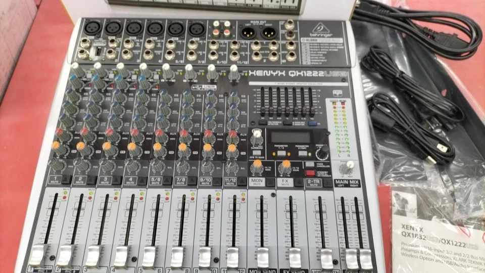 BEHRINGER XENYX X1222USB  Analog Mixer From Japan - Image 2 of 4