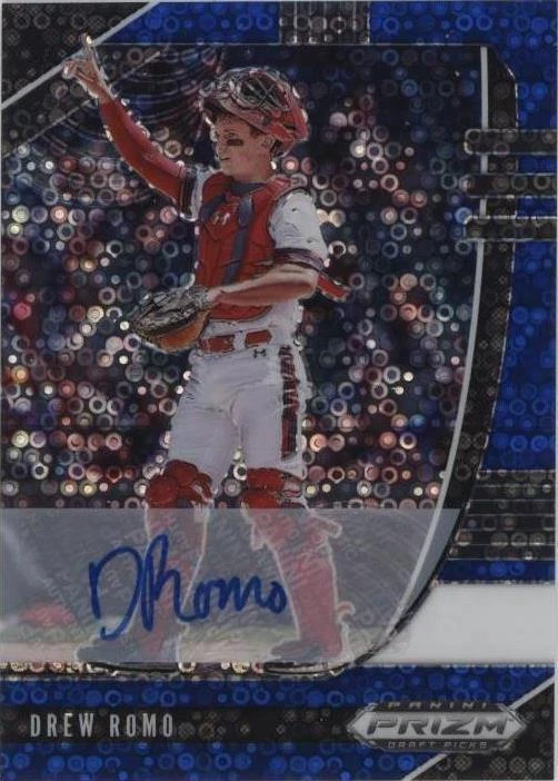 Blue Donut Circle Prizm Autographs