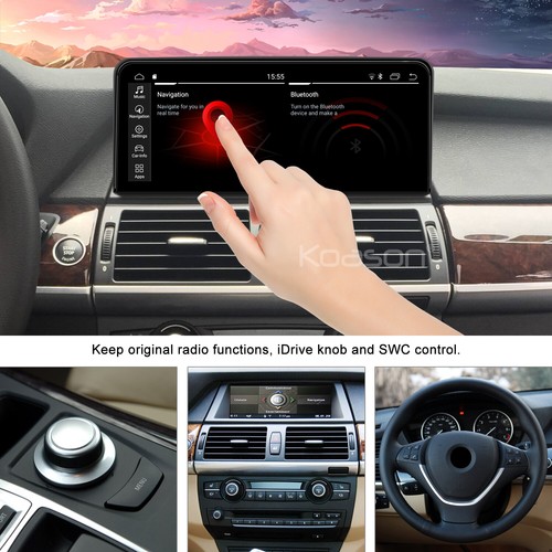 Android Screen Display Carplay GPS navigation BMW X5 X6 E70 E71