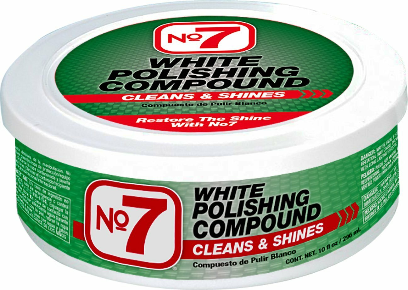 No 7 White Polishing Compound, 10 fl oz (Case of 12)