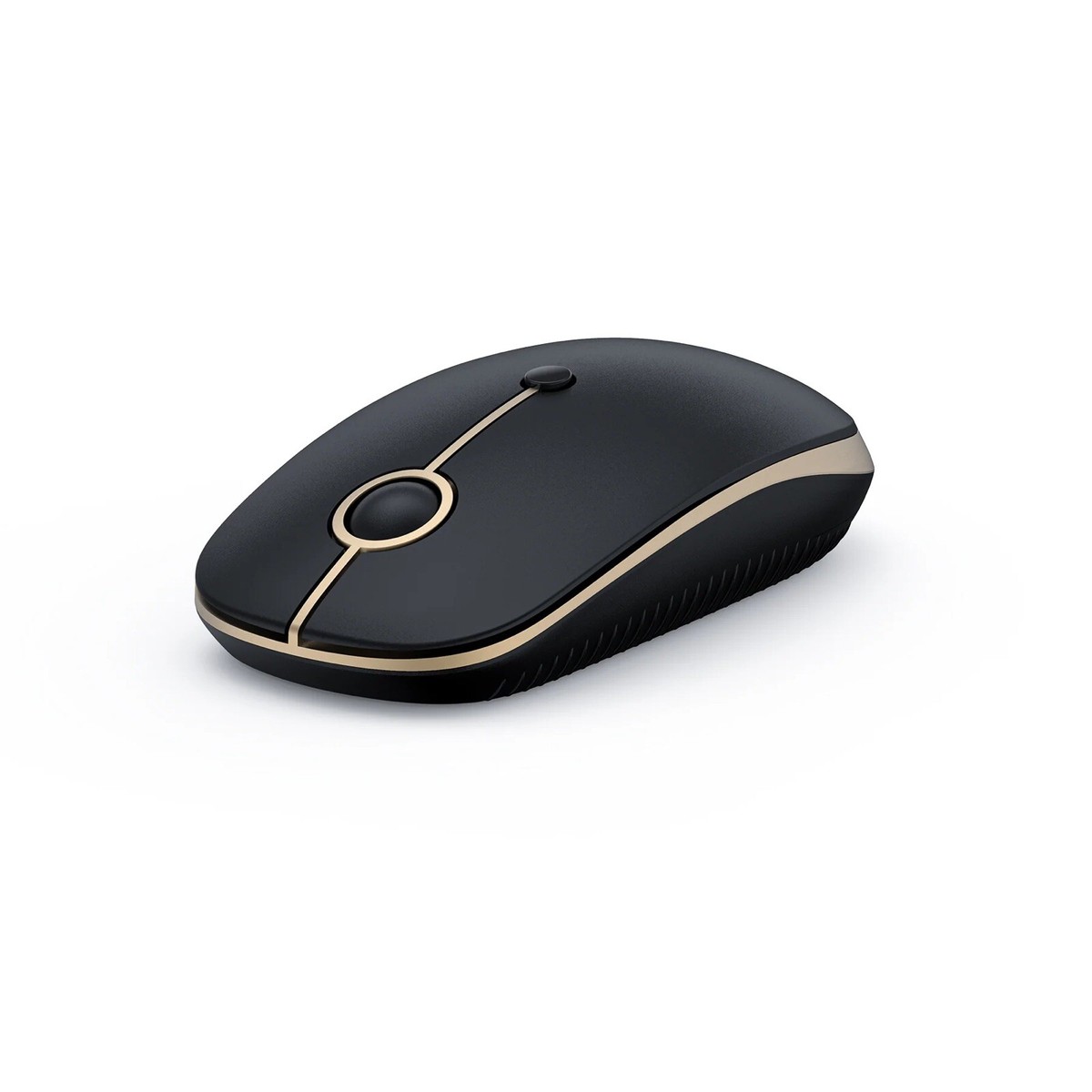 Jelly Comb ワイヤレスマウス 黒 Jelly Comb Silent Wireless Mouse, 2.4G/Bluetooth Mouse with