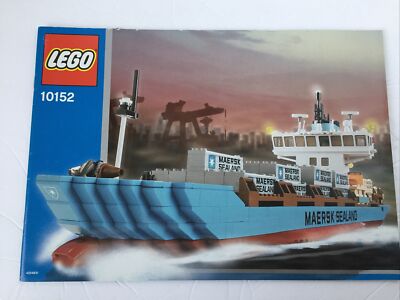 NEW INSTRUCTION BOOKLET ONLY Lego 10152 Maersk Container Ship NO