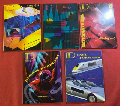 ID INTERNATIONAL DESIGN Lot 5 Zeitschriften JAHRGANG 1989 QS KOMPLETT (-1 US-Magazin