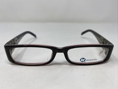 Modern PIXIE PLUM/CRYSTAL 48-16-130 Plastic Full Rim Eyeglasses Frame /X41