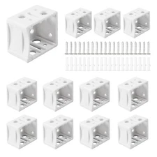 12 Pcs 1 Inch Blind Brackets Mini Blind Brackets Blinds Box Mounting Bracket Win