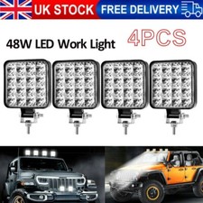 4X 12V LED Work Light Bar Flood Spot Lights Driving Lamp Offroad Car Truck SUV