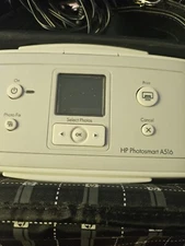 HP Photosmart A516 Compact Color Photo Printer Travel Size Portable With Case 