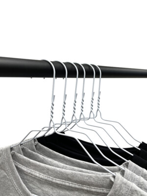 RSR Hangers Kleiderbügel Drahtbügel Metall Gelb 2,3 Mm 40 Cm, (50-tlg