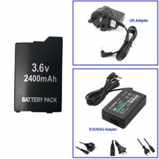 Rechargeable 3.6V Battery Pack or 5V AC Power Supply for Sony PSP 2000 & 3000