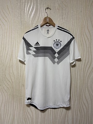 GERMANY 2018 2019 HOME SHIRT JERSEY AUTHENTIC ADIDAS BQ8466 sz 8