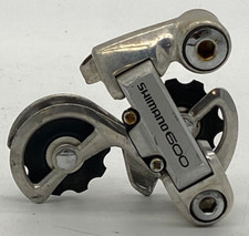 Shimano 600 EX RD-6207 Rear Derailleur Short Cage 2x5 Speed Friction Vintage 80s