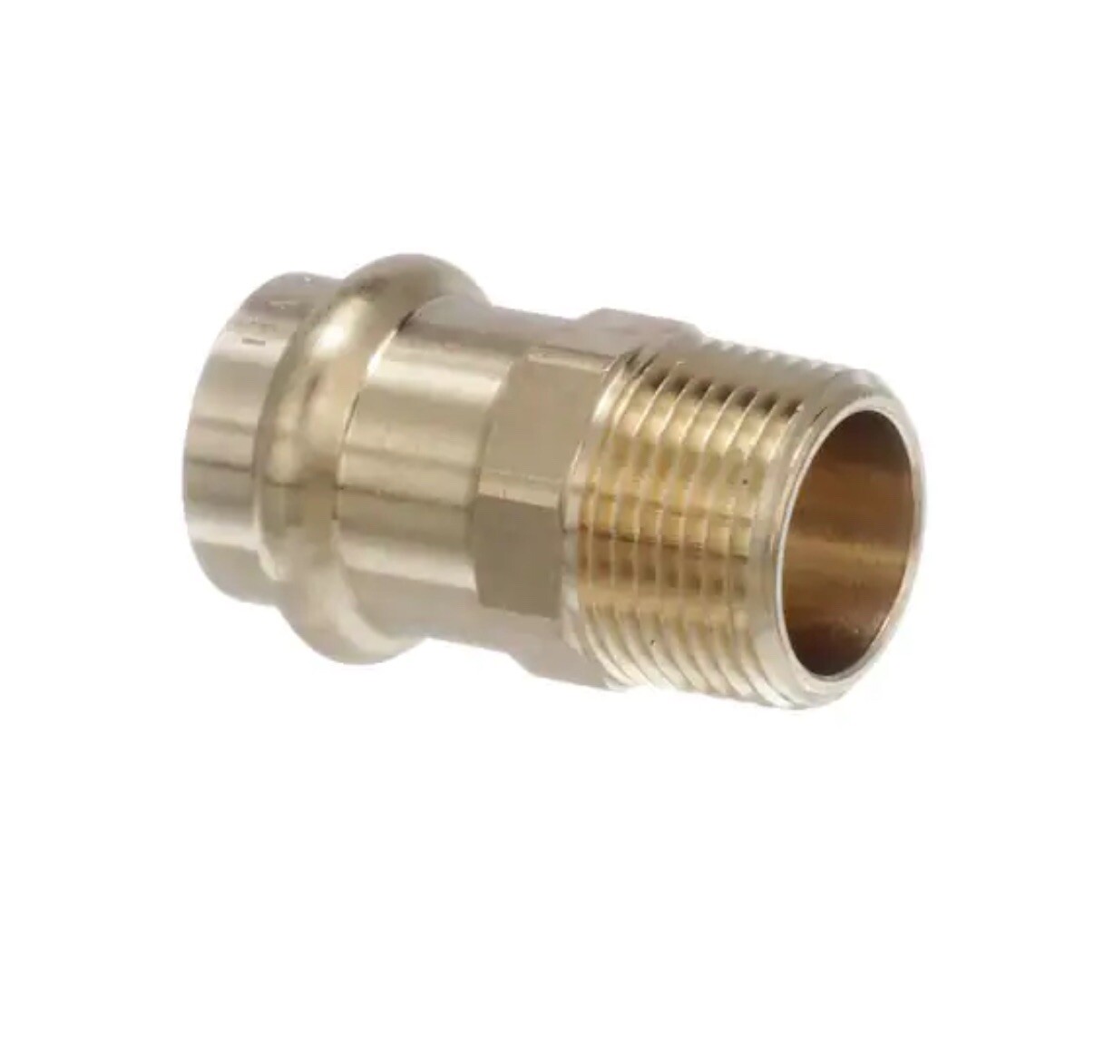 ProPress 1/2 in. Press x 1/2 in. MPT Zero-Lead Bronze Adapter