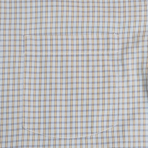 Ermenegildo Zegna Hemd Herren XL Blau Tailored Karo Italy Büro Freizeit Luxus - Bild 8 von 22