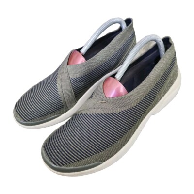 Bzees Running Shoes BZees Womens Golden Knit Slip-On Sneaker Black