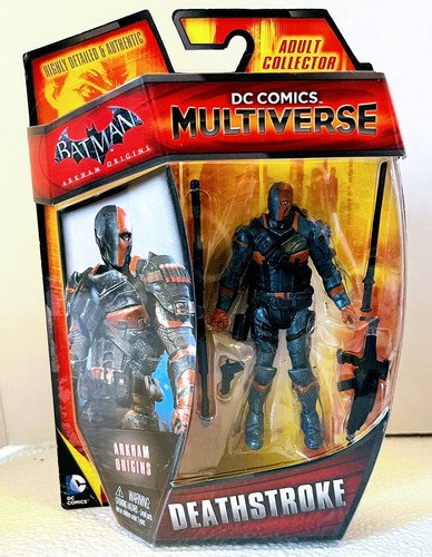 DC Comics Multiverse BatMan Arkham Origins Deathstroke - Brand New/Unopened - Picture 1 of 6