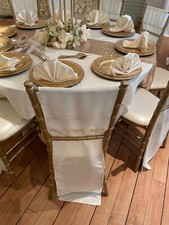 Chivari chair sashes -Ivory