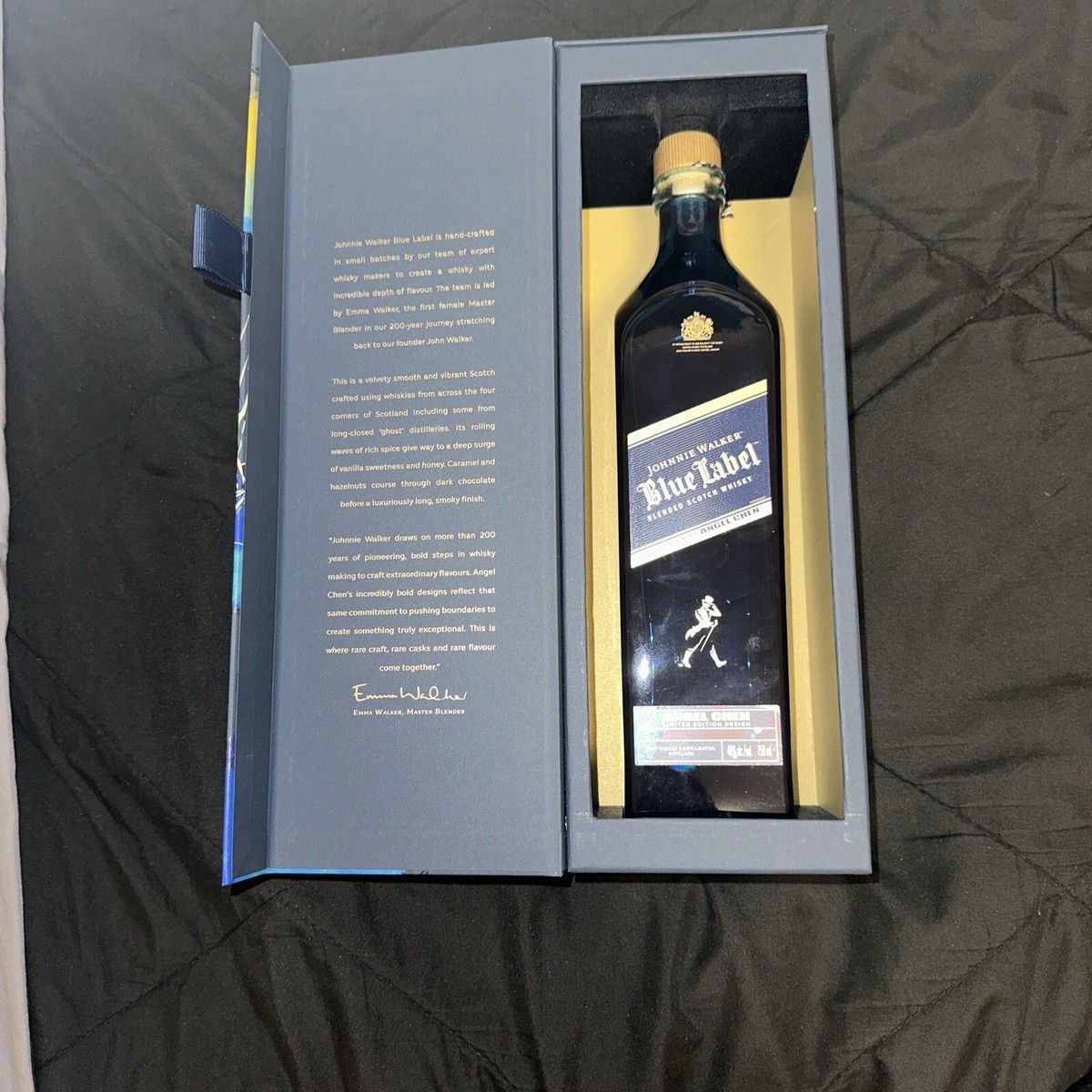 Johnnie Walker Blue Label Angel Chen Limited Edition Design BOX +
