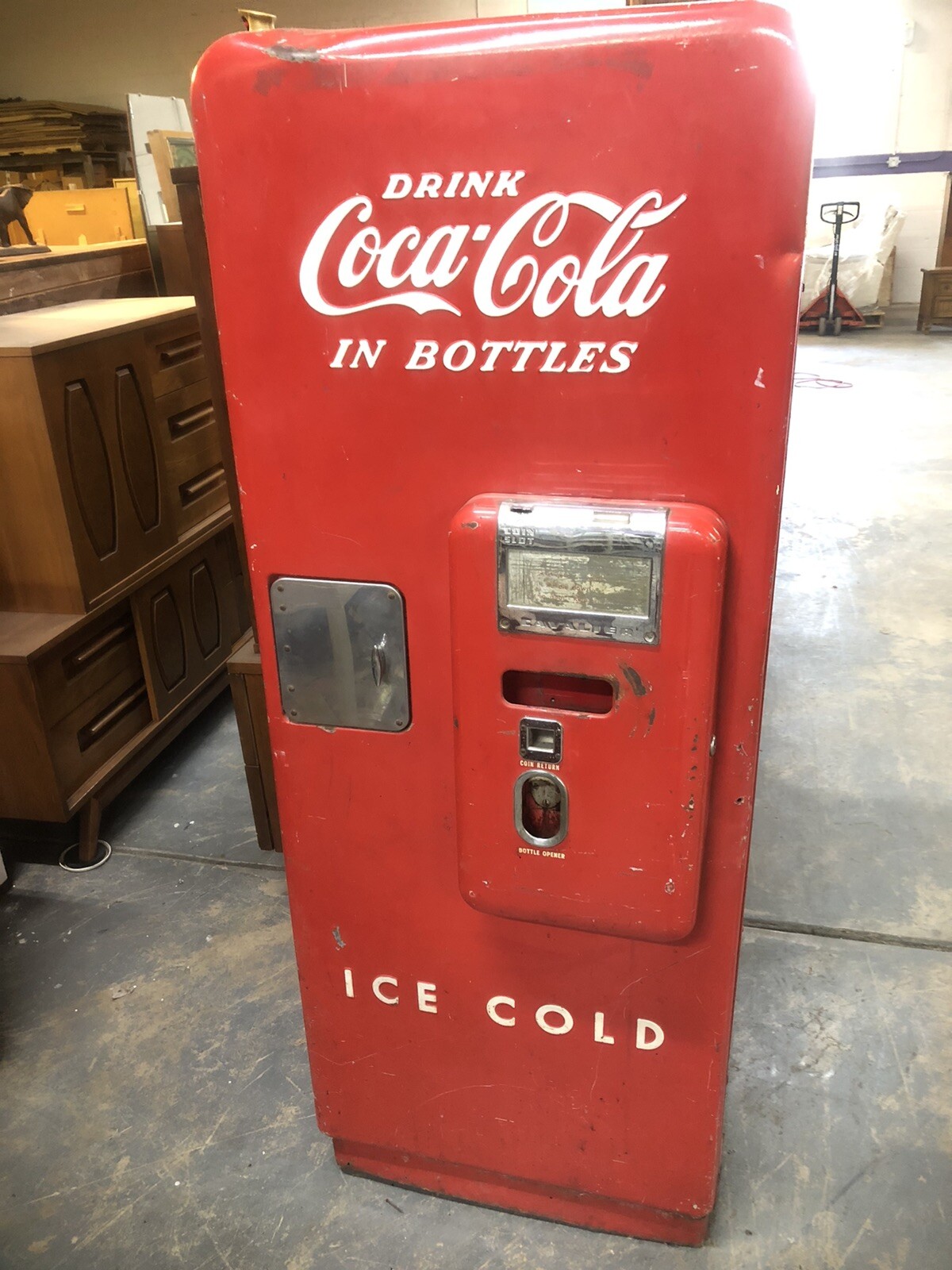 Coke Machine Vintage CocaCola Cavalier Model Parts Restoration Or