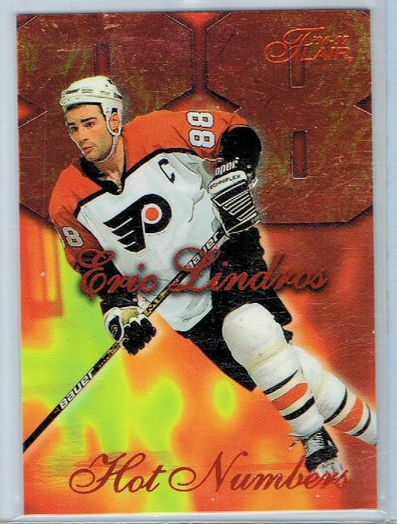 1996-97 Flair Hot Numbers #8 Eric Lindros  *NM/MT*  609*