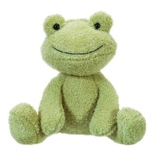 Apricot Lamb Toys Plush Velvet Frog Stuffed Animal Soft Small-9", Green