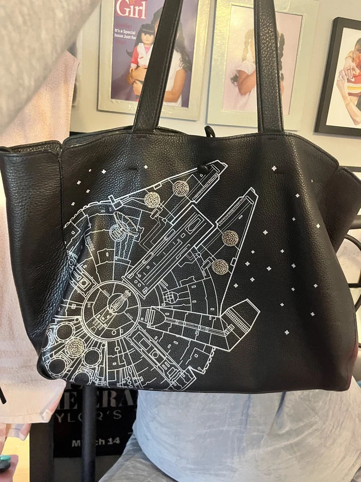 VERA BRADLEY HATHAWAY 皮革托特包星球大战动力车辆/DBAG — 第 4/4 张图片