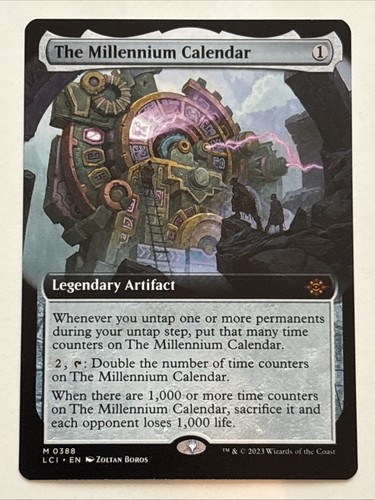MTG Lost Caverns of Ixalan The Millennium Calendar Extended Art 0388 NM Mythic