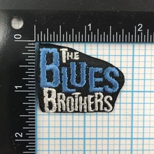 VINTAGE THE BLUES BROTHERS JOHN BELUSHI DAN AKROYD 1.75" IRON ON PATCH A4