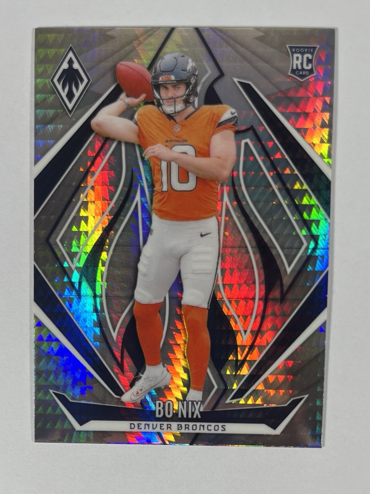 2024 Panini Phoenix Bo Nix #159 Silver Hyper (RC)