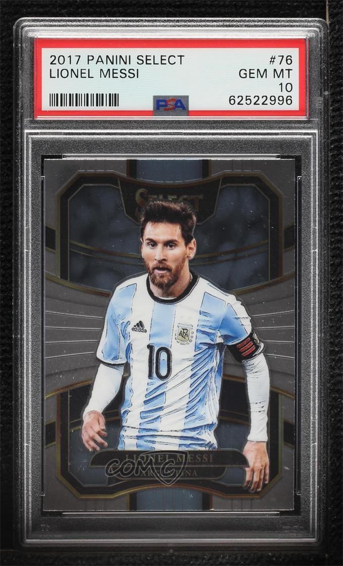 メッシ3枚セット Lionel Messi 2017-18 Panini 2017-18 Panini Select Terrace Lionel Messi #76 PSA 10 GEM MT
