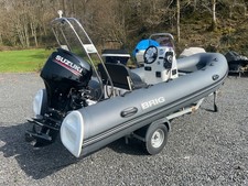 Brig Falcon 4.2 Rib 2019 40hp Suzuki Outboard 190 hours brig roller trailer