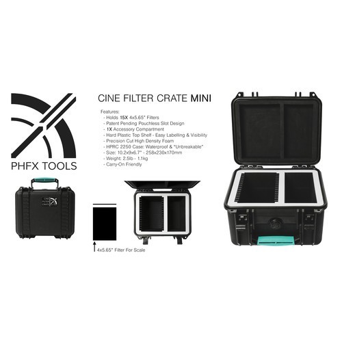 New in Box PHFX Tools Cine Filter Crate Mini (Black) MFR#PHFX-CFCM - Picture 4 of 6
