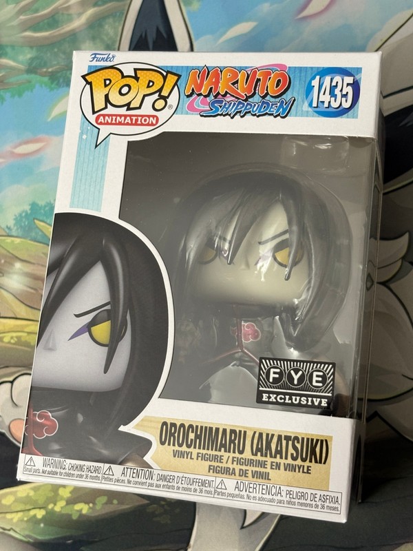 Funko Pop! Naruto Shippuden Orochimaru (Akatsuki) 1435 Metallic - FYE Exc DAMAGE