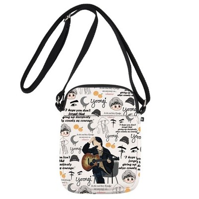 JNIAP K Pop Group Crossbody Bag I Hope You Don't Forget That Giving Up Decisi...