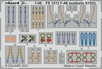 Eduard Accessories FE1213 -1:48 F-4B Seatbelts Steel 1/48 For Tamiya - Neu
