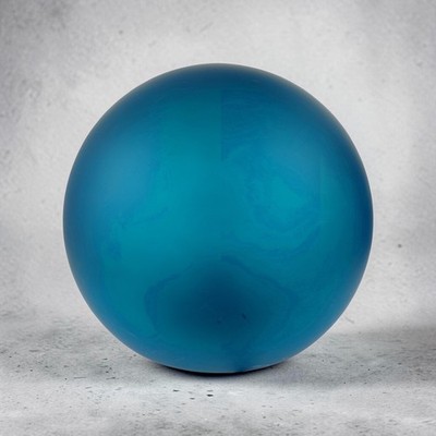 IKEA Modern Fado Blue Green Glass Globe Table Lamp Light Modern 90's 