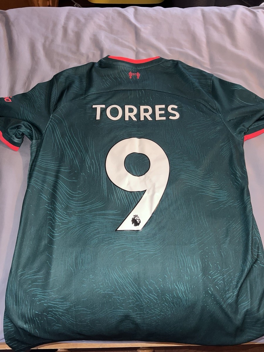 Liverpool Football Club Men's Size Medium Green Fernando Torres