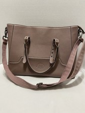 Ease Gave Women's Tote/Briefcase Blush Pink Laptop Designer Bag Strap & Zippers
