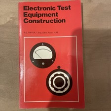 ELECTRONIC TEST EQUIPMENT CONSTRUCTION BY FG RAYER VINTAGE