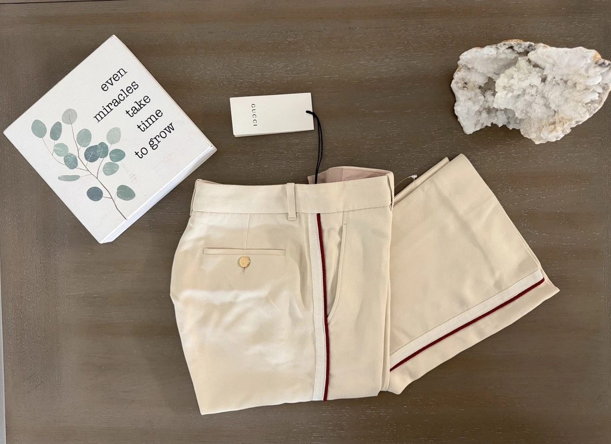Gucci White Pants for Women for sale | eBay